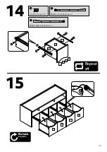 Preview for 13 page of Habitat Compton 939/3103 Assembly Instructions Manual