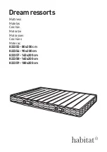 Habitat Dream ressorts 822355 Manual preview