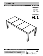 Preview for 1 page of Habitat DRIO -1W-SS15-A Assembly Instructions Manual