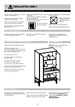 Preview for 2 page of Habitat Drio Series Assembly Instructions Manual