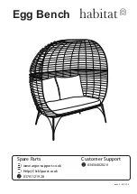 Habitat Egg Bench 921/0822 Quick Start Manual preview