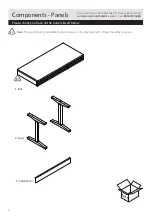 Preview for 3 page of Habitat Enzo Desk ENZO-DK-AW17-A Assembly Instructions Manual