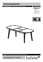 Habitat Etta Extending Dining Table Assembly Instructions Manual preview