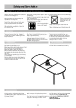 Preview for 2 page of Habitat Etta Extending Dining Table Assembly Instructions Manual