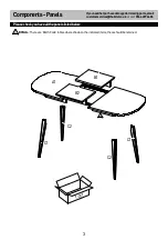 Preview for 3 page of Habitat Etta Extending Dining Table Assembly Instructions Manual