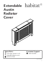 Preview for 1 page of Habitat Extendable Austin Radiator Cover 951/9901 Manual