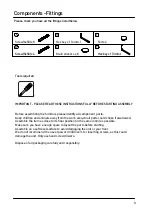 Preview for 3 page of Habitat Fleur FLEU-3D-S13-B Manual