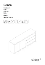 Preview for 1 page of Habitat Genna 803464 Manual