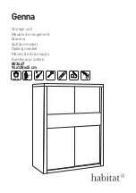 Preview for 1 page of Habitat Genna 803467 Assembly Instructions Manual