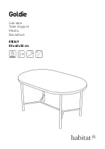 Habitat Goldie 818249 Manual preview