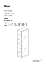 Habitat Hana 805803 Manual preview