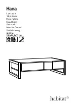 Preview for 1 page of Habitat Hana 902036 Quick Start Manual