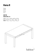 Habitat Hana II 805798 Manual preview