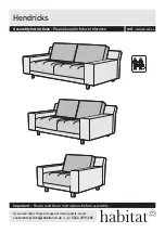 Habitat Hendricks HEND-SR-AW14-A Assembly Instructions предпросмотр