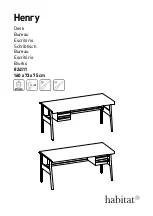 Предварительный просмотр 1 страницы Habitat Henry 824111 Manual