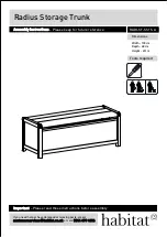 Preview for 1 page of Habitat I-ST-SS15-A Assembly Instructions Manual