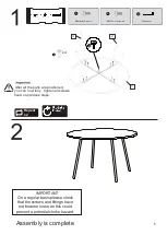 Preview for 5 page of Habitat Ipanema 889/3549 Manual