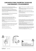 Preview for 2 page of Habitat JAK JAK-CH-10-A Care Instructions