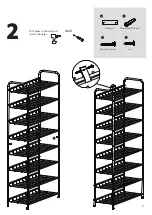 Preview for 6 page of Habitat Jorn 8 Tier Shoe Rack Manual