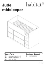 Habitat Jude midsleeper Assembly Instructions Manual preview