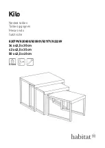 Habitat Kilo 820799 Manual preview