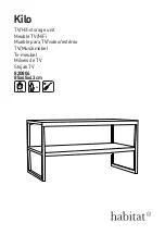 Preview for 1 page of Habitat Kilo 820804 Manual