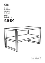 Habitat Kilo 905257 Manual preview