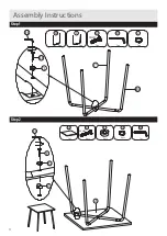 Предварительный просмотр 4 страницы Habitat KIRBY KIRB-DT-SS20-A Assembly Instructions