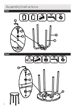 Preview for 4 page of Habitat KIRBY KIRB-ST-SS20-A Assembly Instructions