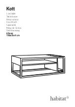 Preview for 1 page of Habitat Kott 811664 Manual