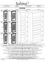 Habitat KUDA 968 090 Assembly Instructions Manual preview