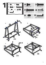 Preview for 6 page of Habitat Large Trestle Table Desk 616/9639 Assembly Instructions Manual