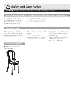 Preview for 2 page of Habitat Larsa LARS-CH-AW19-A Assembly Instructions