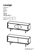 Preview for 1 page of Habitat Losange 817548 Manual