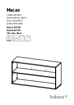 Preview for 1 page of Habitat Macao 817618 Manual