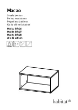 Habitat Macao 817626 Manual preview