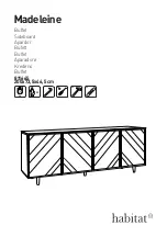 Habitat Madeleine 811665 Manual preview