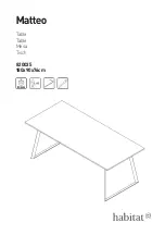 Habitat Matteo 820035 Manual preview