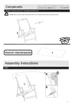 Preview for 3 page of Habitat MAUI-LF-SS19-A Assembly Instructions