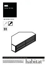 Habitat MAX Corner AV Oak Assembly Instructions Manual предпросмотр