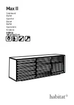 Habitat Max II 805826 Manual предпросмотр