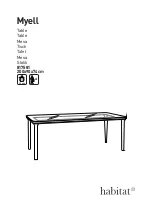 Habitat Myell 817581 Assembly Instructions Manual preview