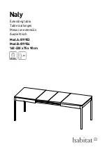 Preview for 1 page of Habitat Naly 819953 Manual