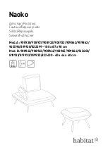 Preview for 1 page of Habitat Naoko 908930 Manual