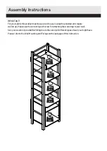 Preview for 6 page of Habitat ODIN 6 Tier Bathroom Storage Assembly Instructions Manual