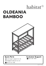 Preview for 1 page of Habitat OLDEANIA BAMBOO 4747431 Assembly Instructions Manual