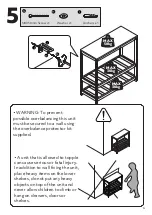 Preview for 7 page of Habitat OLDEANIA BAMBOO 4747431 Assembly Instructions Manual