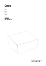 Habitat Omie 820920 Manual preview