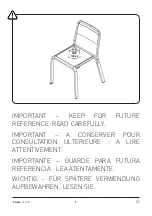 Preview for 4 page of Habitat Palma 821651 Manual