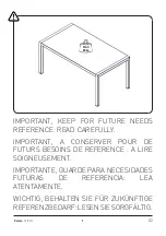 Preview for 8 page of Habitat Palma 821668 Manual